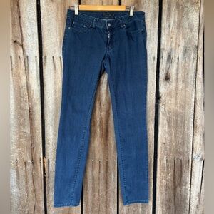 prAna Organic Cotton Stretch Jeans Size 8 / 29 Slim Straight Blue Denim